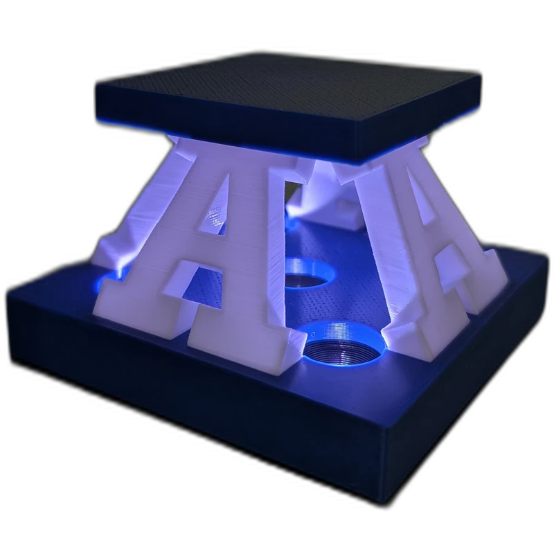 Utah State Aggies FanSync — normal lighting fading to 'Light the A!' celebration